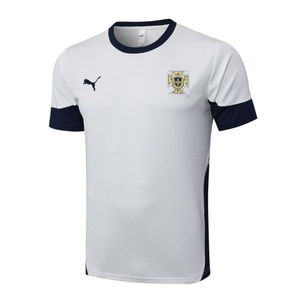 Conjunto de camiseta y pantalones cortos blancos de Portugal 2024-2025