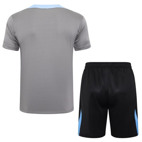 Conjunto de camiseta corta gris Tottenham 2024-2025