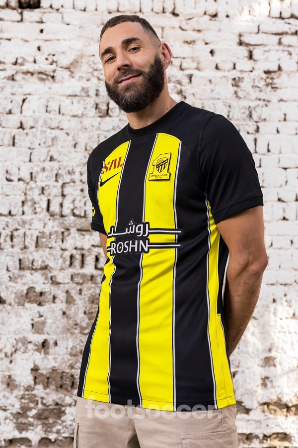 Camiseta Al Ittihad Benzema Primera 2023-2024 Niño