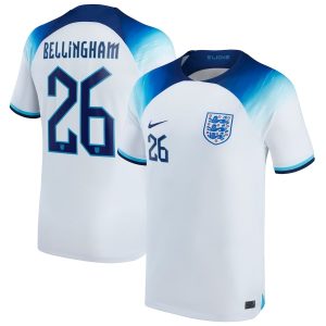 CAMISETA BELLINGHAM 2022 WORLD CUP INGLATERRA XNUMXa EQUIPACIÓN