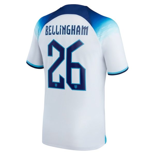 CAMISETA BELLINGHAM 2022 WORLD CUP INGLATERRA XNUMXa EQUIPACIÓN