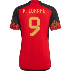 CAMISETA BÉLGICA PRIMERA COPA DEL MUNDO 2022 LUKAKU