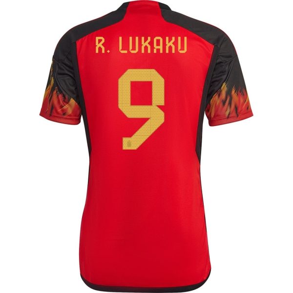 CAMISETA BÉLGICA PRIMERA COPA DEL MUNDO 2022 LUKAKU