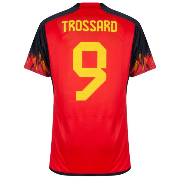 CAMISETA BÉLGICA 2022a EQUIPACIÓN COPA DEL MUNDO XNUMX TROSSARD