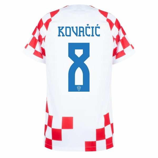 CAMISETA CROACIA PRIMERA COPA DEL MUNDO 2022 KOVACIC