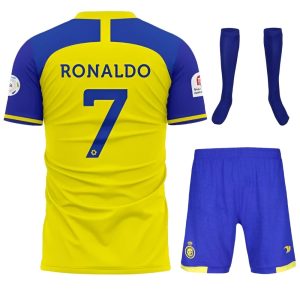 AL NASSR RONALDO HOME NIÑO JERSEY 2022 2023