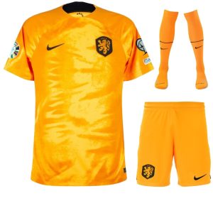 CAMISETA DE NIÑO DE PRIMERA PARTE DE CLASIFICACIÓN PARA LA EURO 2024 DE PAÍSES BAJOS
