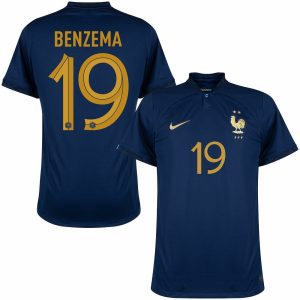 CAMISETA DE CASA DE LA SELECCIÓN FRANCESA DEL MUNDIAL 2022 BENZEMA