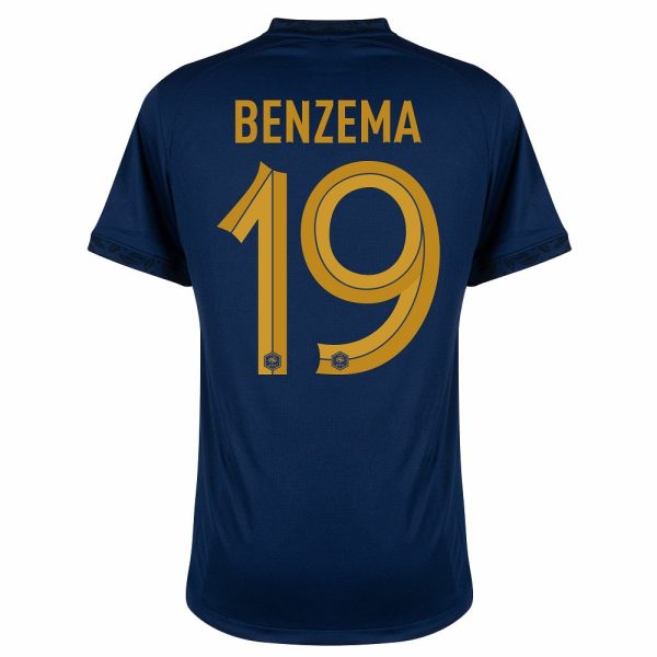 CAMISETA DE CASA DE LA SELECCIÓN FRANCESA DEL MUNDIAL 2022 BENZEMA