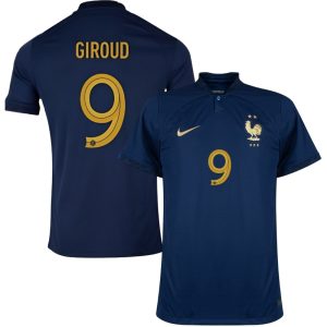 GIROUD 2022 COPA MUNDIAL SELECCIÓN FRANCESA CASA JERSEY