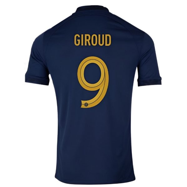 GIROUD 2022 COPA MUNDIAL SELECCIÓN FRANCESA CASA JERSEY