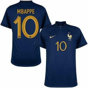 COPA DEL MUNDO FRANCIA 2022 JERSEY DEL EQUIPO LOCAL MBAPPE