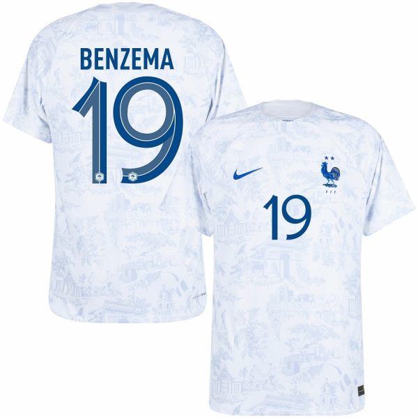 2022 COPA MUNDIAL SELECCIÓN FRANCESA VISITA JERSEY BENZEMA