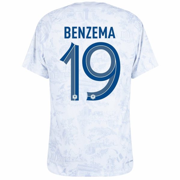 2022 COPA MUNDIAL SELECCIÓN FRANCESA VISITA JERSEY BENZEMA