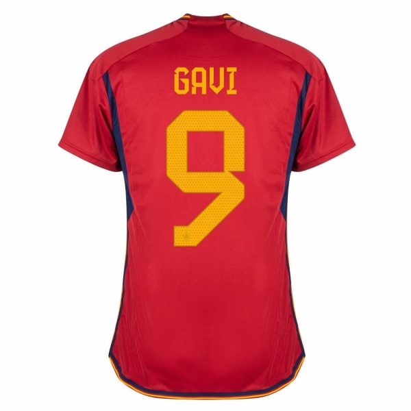 CAMISETA ESPAÑA 2022a EQUIPACIÓN COPA DEL MUNDO XNUMX GAVI