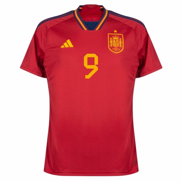 CAMISETA ESPAÑA 2022a EQUIPACIÓN COPA DEL MUNDO XNUMX GAVI