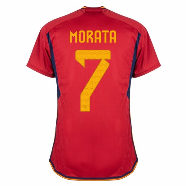 CAMISETA ESPAÑA 2022a EQUIPACIÓN MUNDIAL XNUMX MORATA
