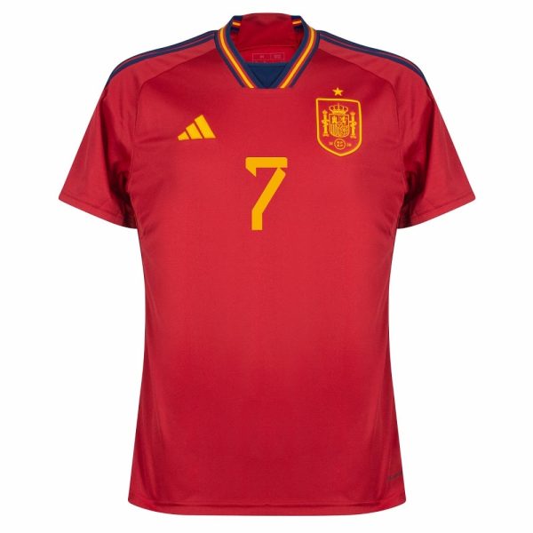 CAMISETA ESPAÑA 2022a EQUIPACIÓN MUNDIAL XNUMX MORATA