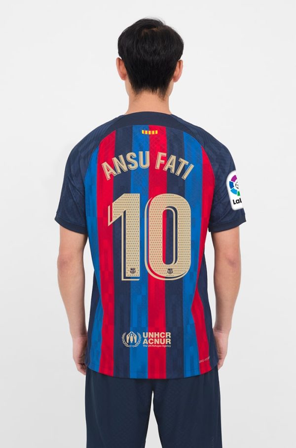CAMISETA 2022a EQUIPACIÓN FC BARCELONA ANSU FATI 2023 XNUMX
