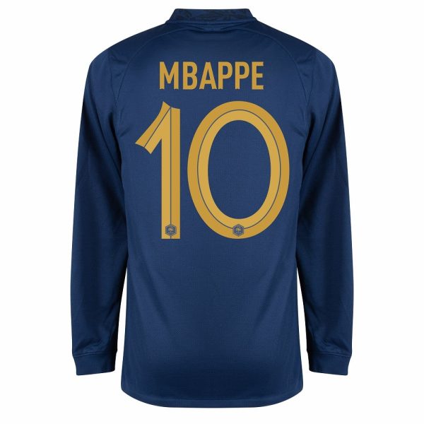 CAMISETA FRANCIA PRIMERA COPA DEL MUNDO 2022 MBAPPE ML