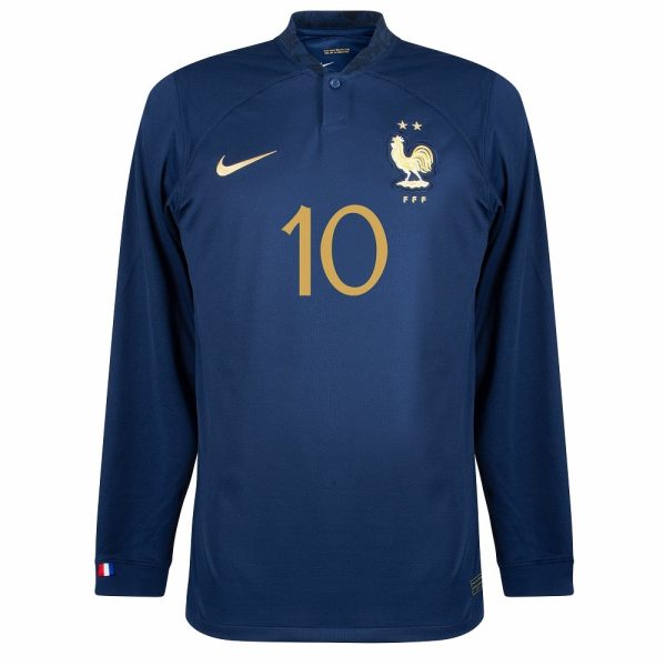 CAMISETA FRANCIA PRIMERA COPA DEL MUNDO 2022 MBAPPE ML