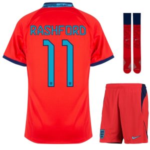 2022 2023 RASHFORD AWAY INGLATERRA NIÑO KIT JERSEY