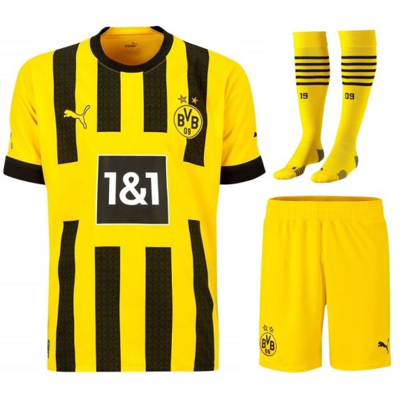 2022 2023 DORTMUND HOME KIT PARA NIÑOS JERSEY