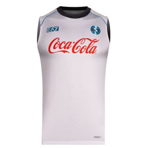 CAMISETA DE ENTRENAMIENTO SIN MANGAS PLATA NÁPOLES 2025 2026