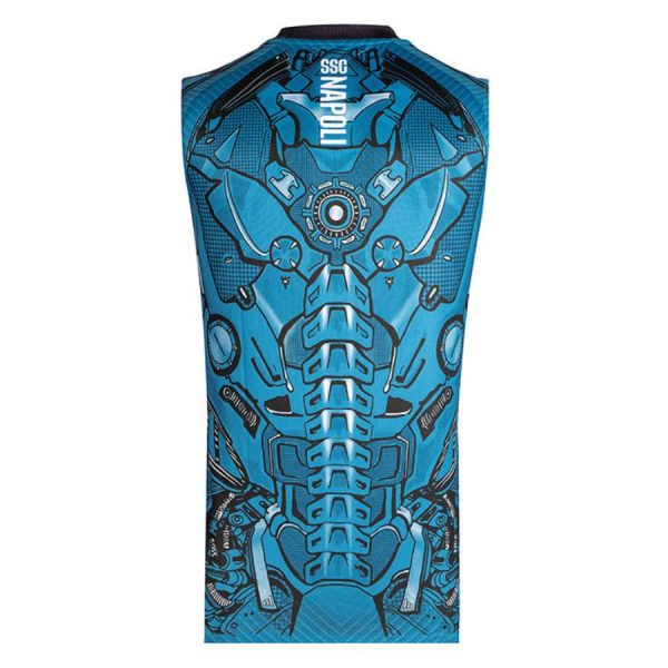 CAMISETA DE ENTRENAMIENTO AZUL SIN MANGAS NÁPOLES 2025-2026