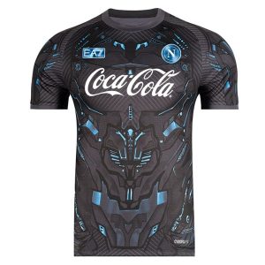 CAMISETA DE ENTRENAMIENTO NEGRA NÁPOLES 2025-2026