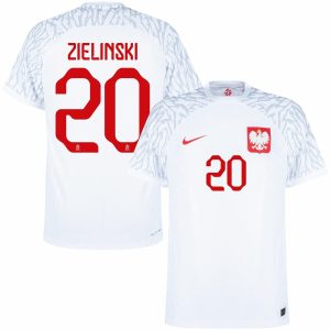 CAMISETA POLONIA PRIMERA COPA DEL MUNDO 2022 ZIELINSKI