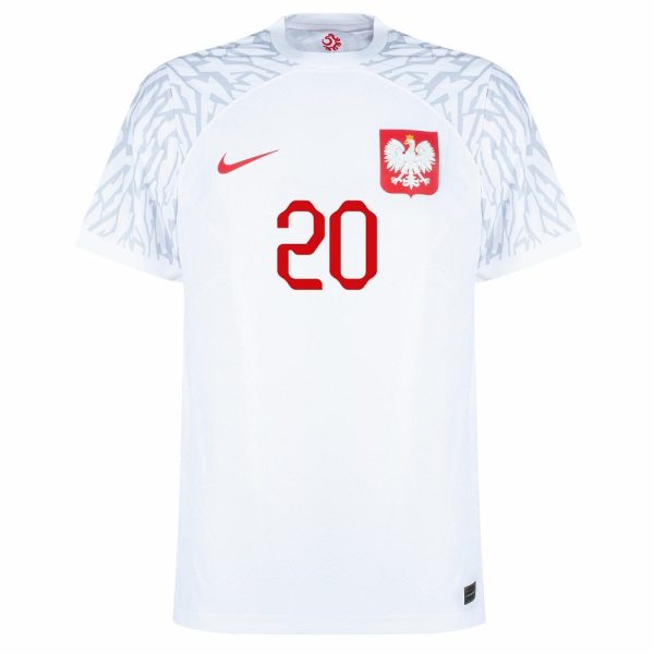 CAMISETA POLONIA PRIMERA COPA DEL MUNDO 2022 ZIELINSKI