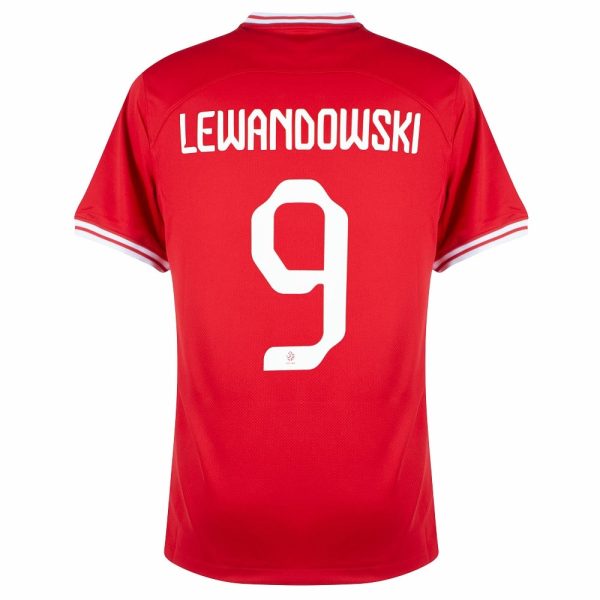 LEWANDOWSKI 2022 WORLD CUP POLONIA AWAY JERSEY