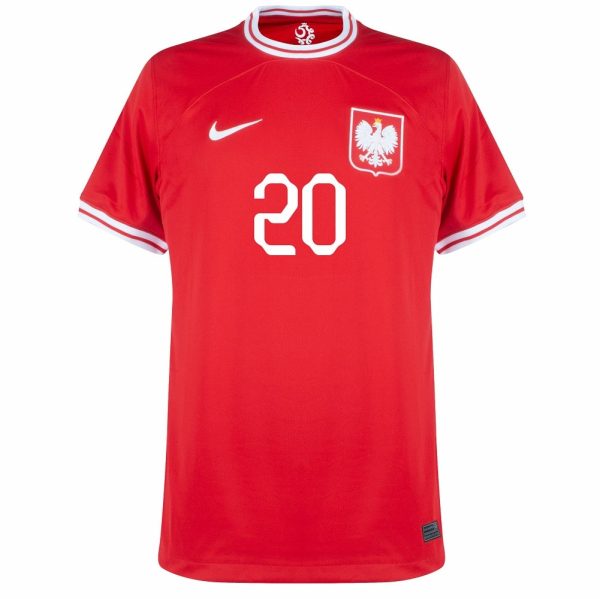 ZIELINSKI 2022 WORLD CUP POLONIA AWAY JERSEY