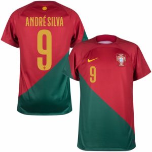 CAMISETA 2022a EQUIPACIÓN PORTUGAL COPA DEL MUNDO XNUMX ANDRE SILVA