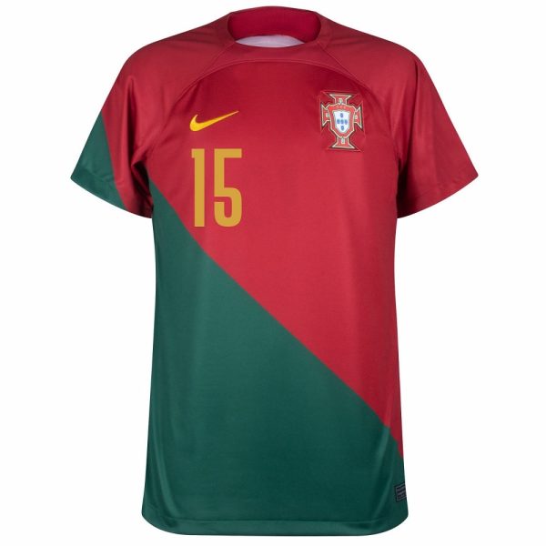 CAMISETA 2022a EQUIPACIÓN PORTUGAL COPA DEL MUNDO XNUMX R.LEAO