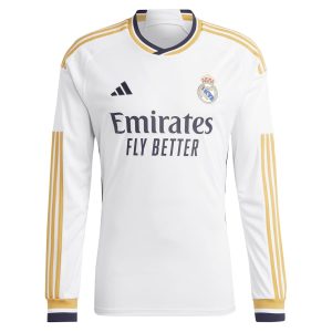 CAMISETA 2023a EQUIPACIÓN REAL MADRID 2024 XNUMX MANGAS LARGAS