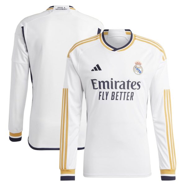 CAMISETA 2023a EQUIPACIÓN REAL MADRID 2024 XNUMX MANGAS LARGAS