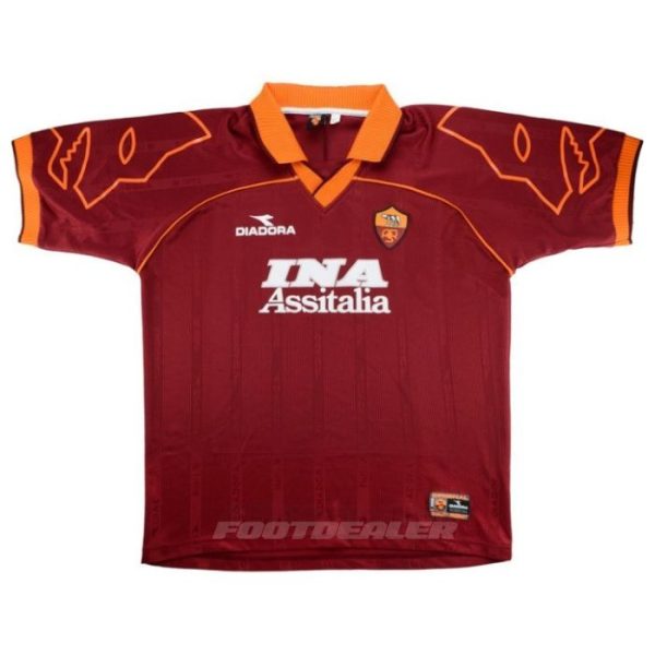 Camiseta AS Roma Local 1999 2000