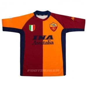 Camiseta AS Roma Local 2001 2002