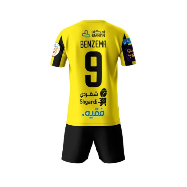 Camiseta Al Ittihad Benzema Niño 2022-2023 Local