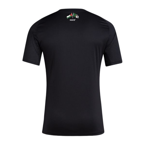 Camiseta Argelia Palestina 2023 Negro Brillante