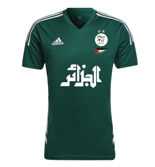 Camiseta Argelia Palestina 2023 Verde