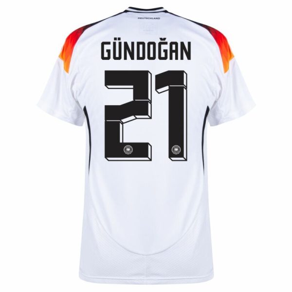 Camiseta Alemania Primera Equipación Infantil 2024 2025 Gundogan