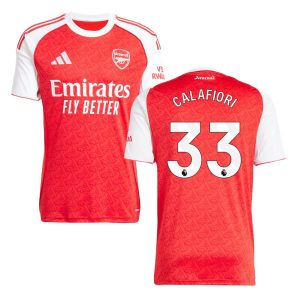 Camiseta local del Arsenal 2025-2026 Calafiori