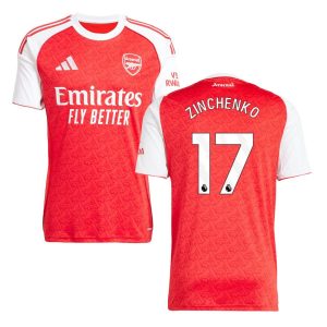 Camiseta Arsenal Primera 2025 2026 Zinchenko