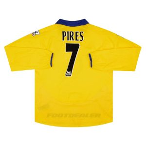 Camiseta Arsenal Visitante 2003 2004 Peor Manga Larga
