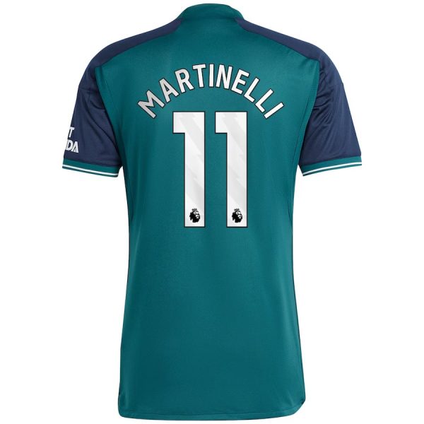 Camiseta Arsenal 2023 2024 Martinelli Tercera Equipación Infantil