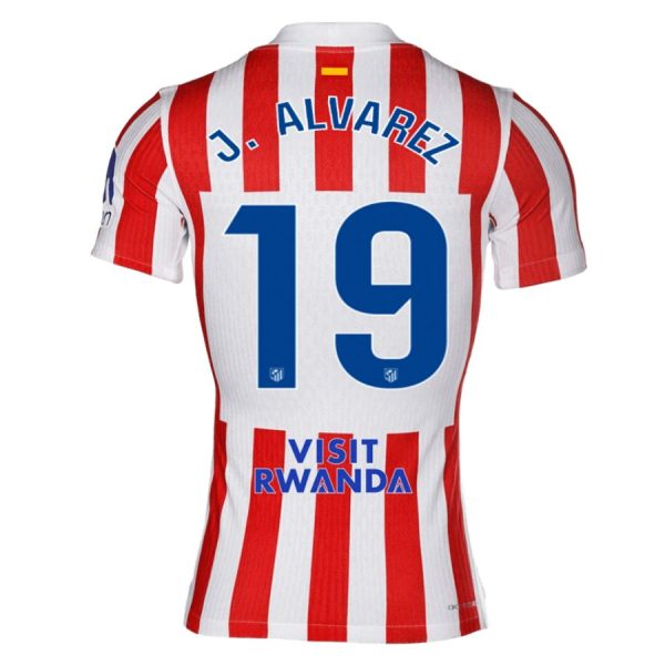 Camiseta Atlético de Madrid Primera Equipación Infantil 2025 2026 Álvarez