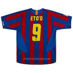 Camiseta Barça Local 2005 2006 Etoo